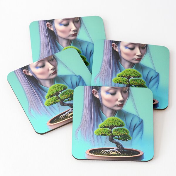 Item preview, Bonsai tree girl designed and sold by BigBrainArtwork.