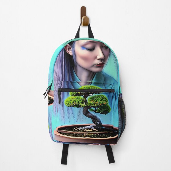 Item preview, Bonsai tree girl designed and sold by BigBrainArtwork.