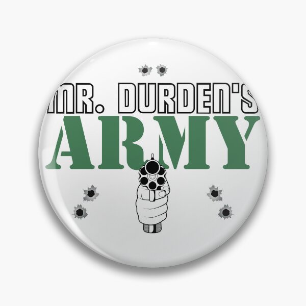 Item preview, Mr. Durden's Army -Fight Club  designed and sold by Sticker Up.