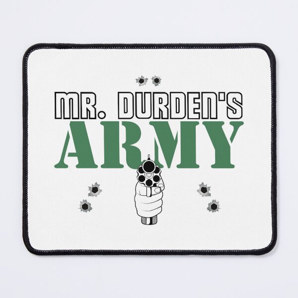 Item preview, Mr. Durden's Army -Fight Club  designed and sold by Sticker Up.
