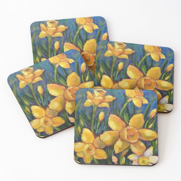 Item preview, daffodils painting designed and sold by kspfeif.