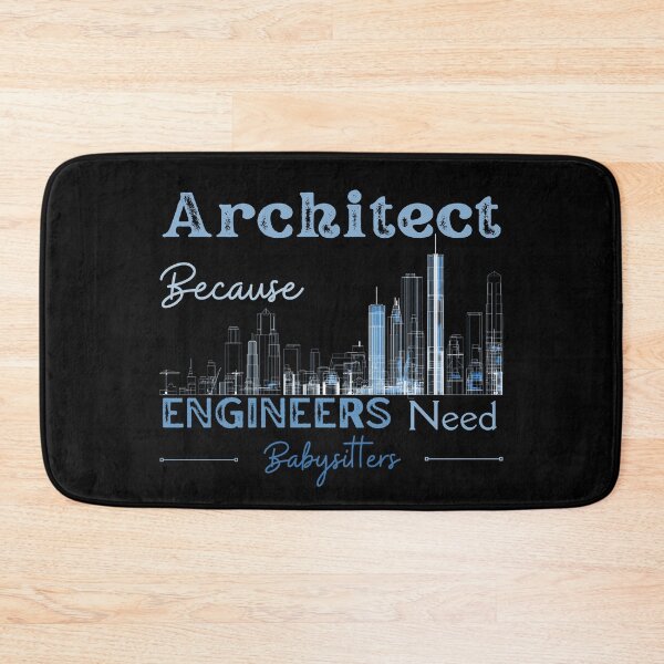 Item preview, Architect Because Engineers Need Babysitters (Blue Print)  designed and sold by Novelty-Shirts.