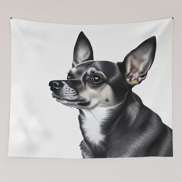 Item preview, Chihuahua, charcoal drawing 2, Ai Generated Art  designed and sold by ACC .