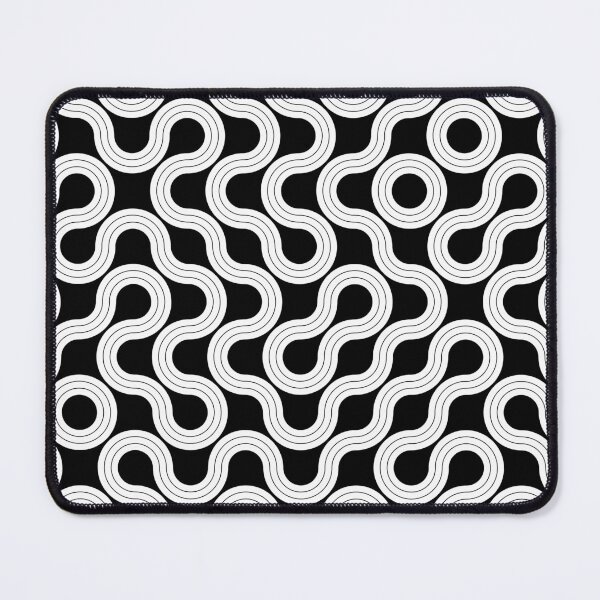 Item preview, 10Print Design with curves B&W v005 designed and sold by Rupert Russell.