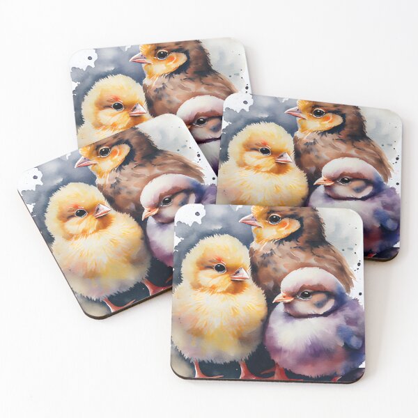 Item preview, Cute Fluffy Yellow Baby Chicks Easter designed and sold by CGSGraphics.