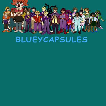BlueyCapsules  Sticker for Sale by AngelaUnknown