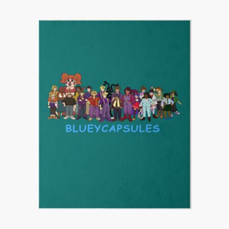 blueycapsules  Art Board Print for Sale by DempseyFlores