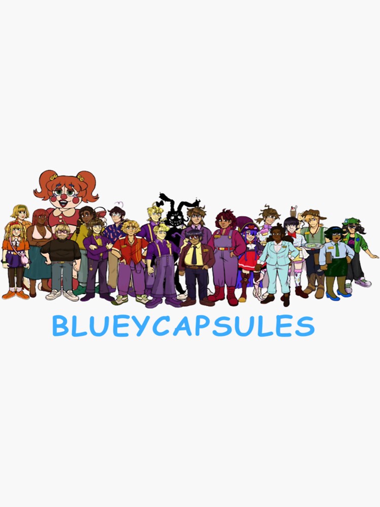 Bluey Capsules on Twitter  Fnaf, Fnaf funny, Fnaf art