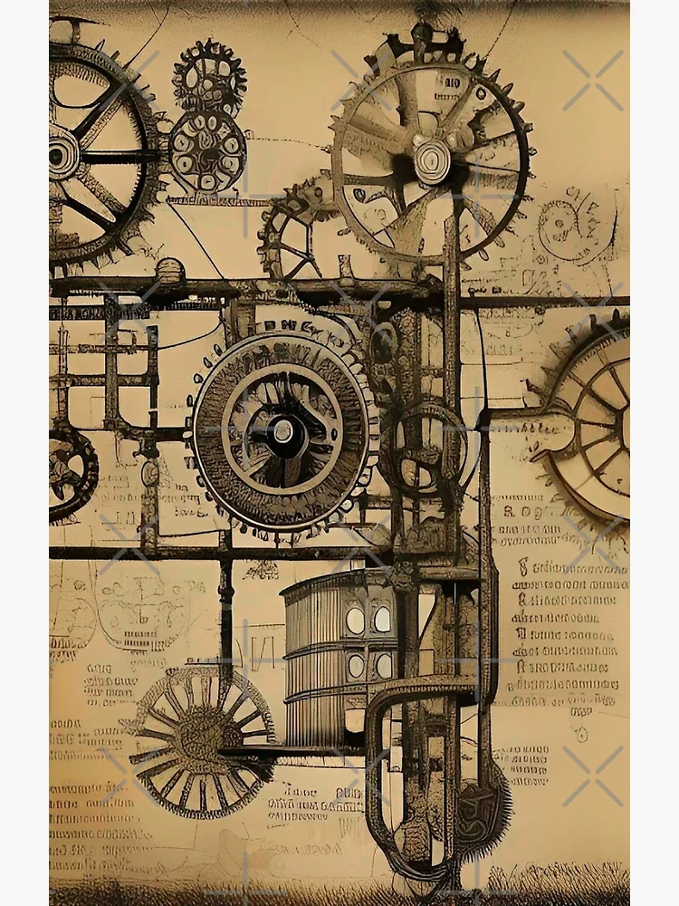 Steampunk Clock Gears Poster by Mountain Dreams - Fine Art America