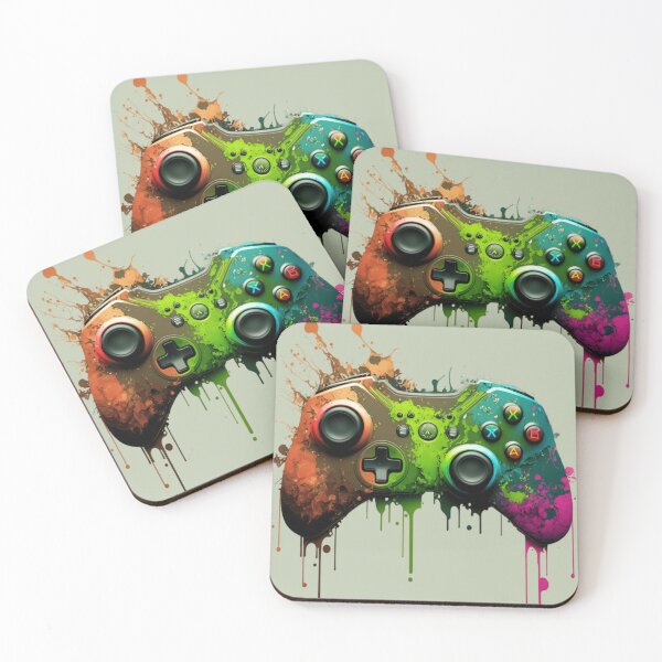 Item preview, coloured gamer controller designed and sold by sammgdesign.