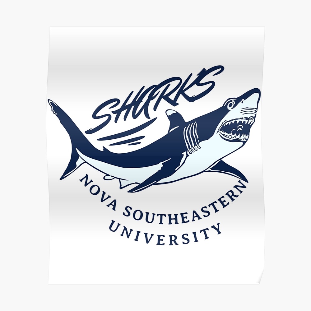  Nova Southeastern University NSU Sharks Sticker Vinyl