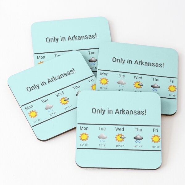 Item preview, Typical Arkansas Weather (Funny) designed and sold by Healio2.