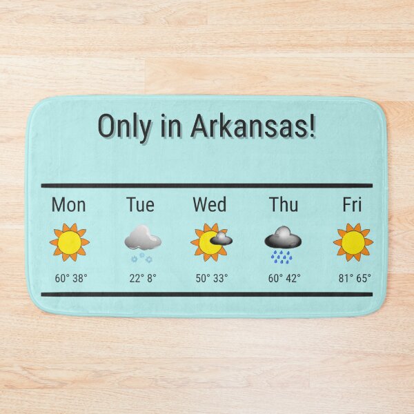 Item preview, Typical Arkansas Weather (Funny) designed and sold by Healio2.