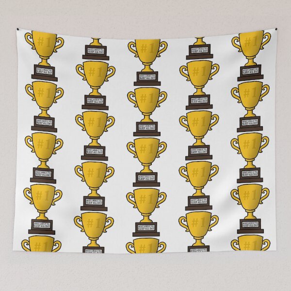 Item preview, Most Likely to Sleep All Day Award Design designed and sold by JacksDesign.