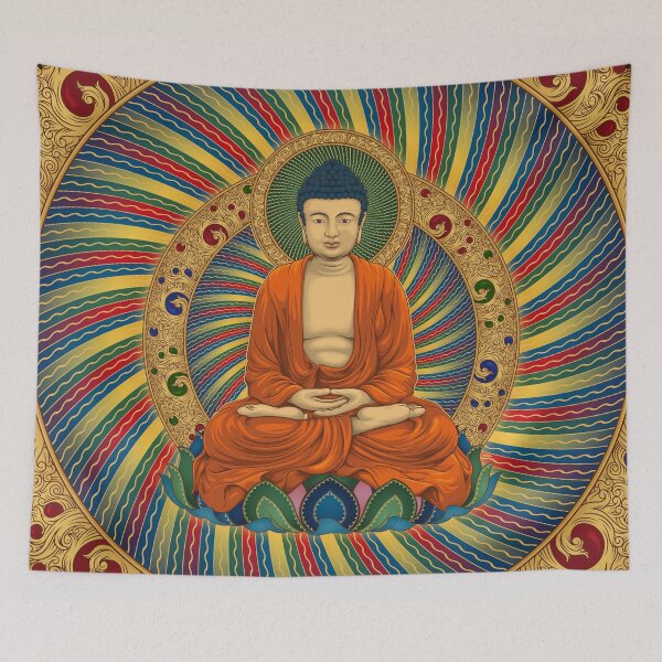 Item preview, Buddha Sakyamuni Portrait Art designed and sold by BjornAnka.