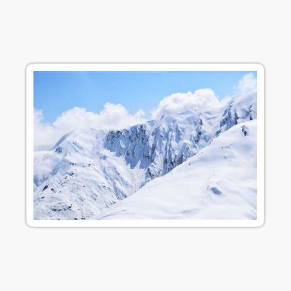 Item preview, Summit of snowy mountains designed and sold by fourretout.
