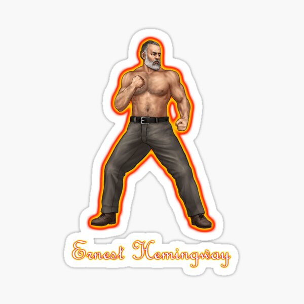 Ernest Hemingway Sticker