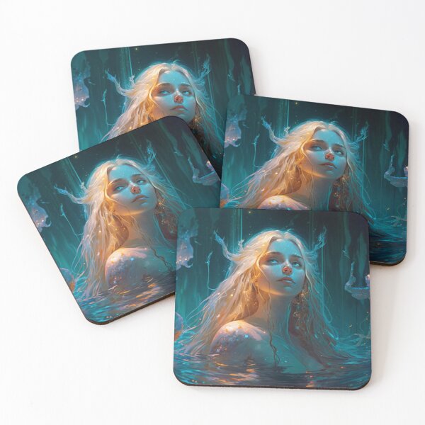 Item preview, Aqueous Beauty A Fantasy Digital Painting designed and sold by oanaunciuleanu.