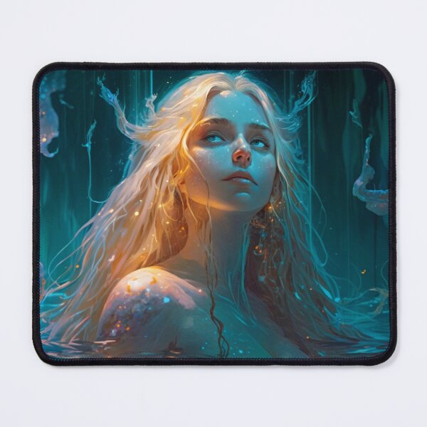 Item preview, Aqueous Beauty A Fantasy Digital Painting designed and sold by oanaunciuleanu.