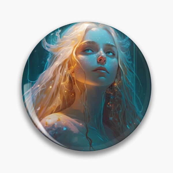 Item preview, Aqueous Beauty A Fantasy Digital Painting designed and sold by oanaunciuleanu.