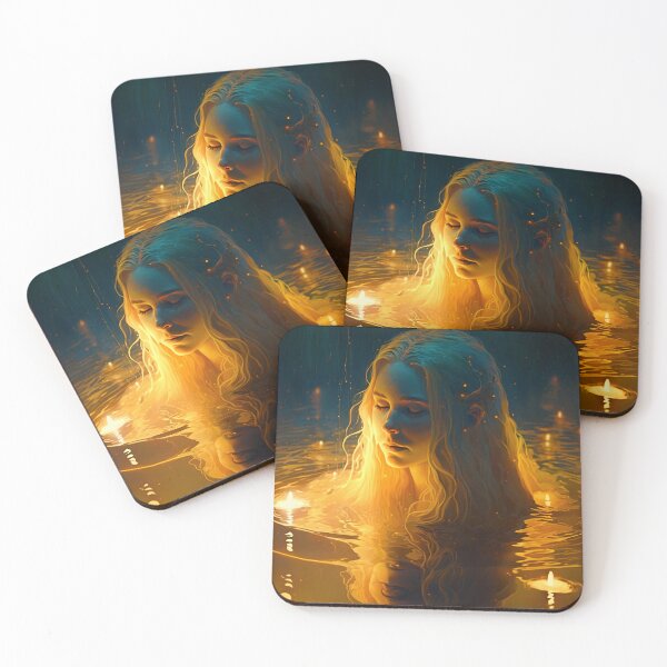 Item preview, Aqueous Beauty A Fantasy Digital Painting designed and sold by oanaunciuleanu.