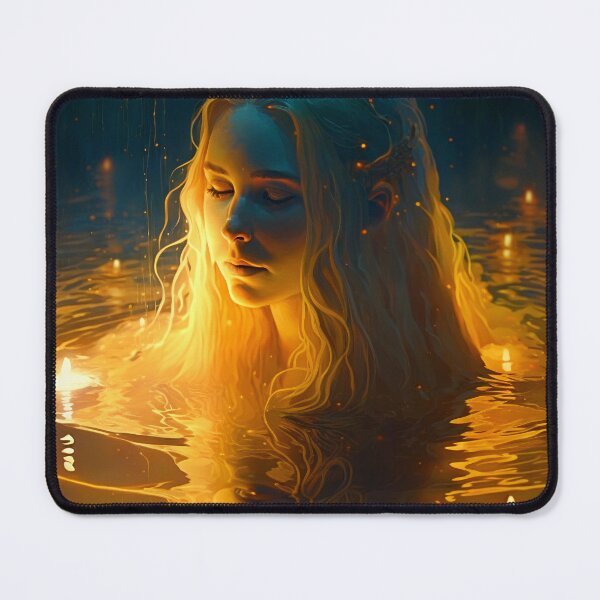 Item preview, Aqueous Beauty A Fantasy Digital Painting designed and sold by oanaunciuleanu.