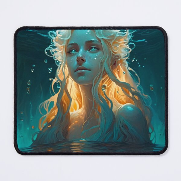 Item preview, Aqueous Beauty A Fantasy Digital Painting designed and sold by oanaunciuleanu.