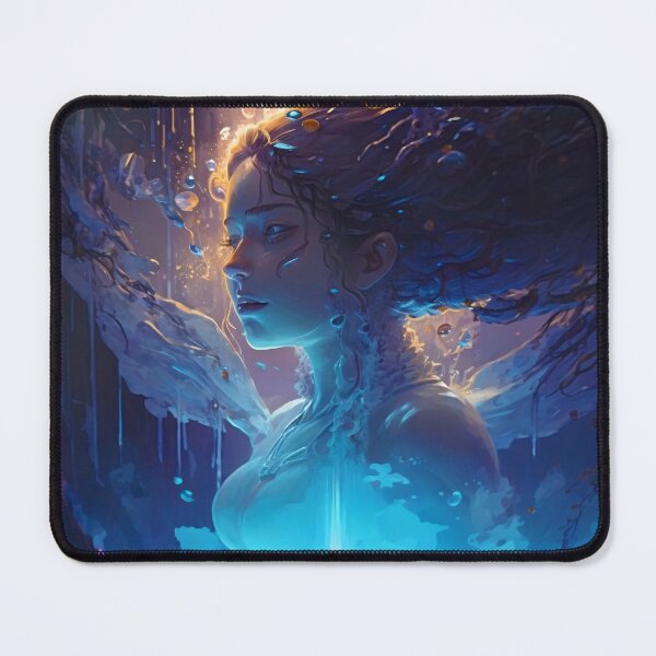 Item preview, Aqueous Beauty A Fantasy Digital Painting designed and sold by oanaunciuleanu.