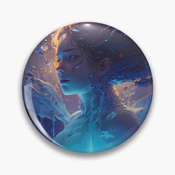 Item preview, Aqueous Beauty A Fantasy Digital Painting designed and sold by oanaunciuleanu.