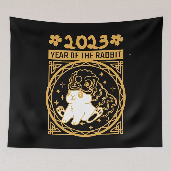 Item preview, Lunar Year of the Rabbit 2023 Chinese Zodiac designed and sold by ZzCorezZ.