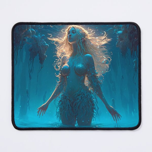 Item preview, Aqueous Beauty A Fantasy Digital Painting designed and sold by oanaunciuleanu.