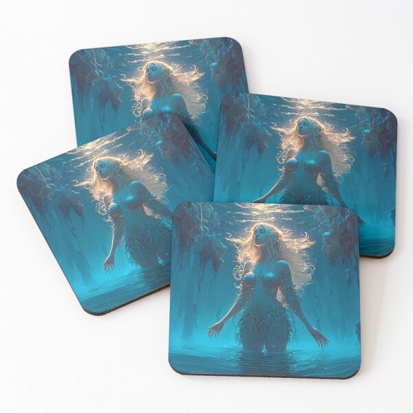 Item preview, Aqueous Beauty A Fantasy Digital Painting designed and sold by oanaunciuleanu.