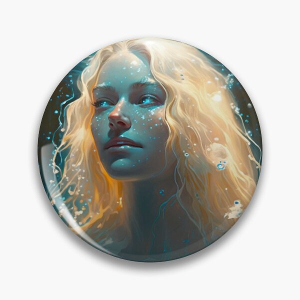 Item preview, Aqueous Beauty A Fantasy Digital Painting designed and sold by oanaunciuleanu.