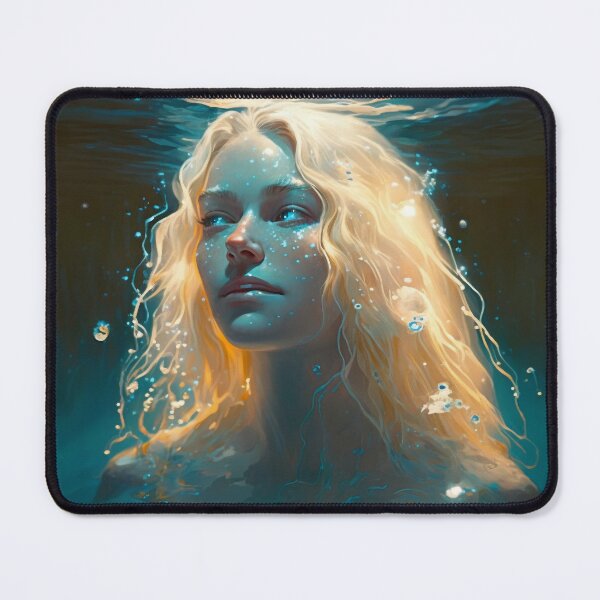 Item preview, Aqueous Beauty A Fantasy Digital Painting designed and sold by oanaunciuleanu.