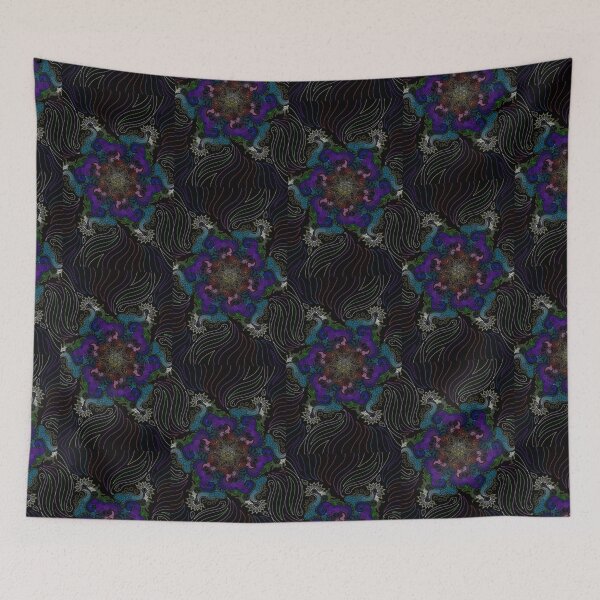 Item preview, Trippy Psychedelic Mandala designed and sold by HARSHINI maheshwaram Label.