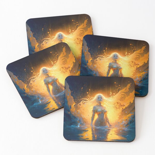 Item preview, Aqueous Beauty A Fantasy Digital Painting designed and sold by oanaunciuleanu.