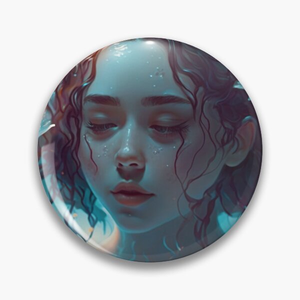 Item preview, Aqueous Beauty A Fantasy Digital Painting designed and sold by oanaunciuleanu.