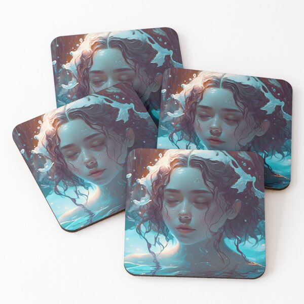 Item preview, Aqueous Beauty A Fantasy Digital Painting designed and sold by oanaunciuleanu.