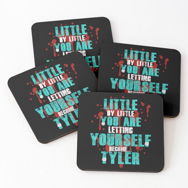 Item preview, Little by little you are letting yourself become...Tyler Durden - Fight Club   designed and sold by Sticker Up.