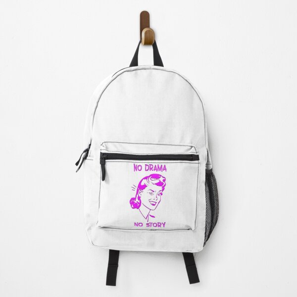 Item preview, No Drama No Story - vintage woman funny designed and sold by Signs for Dark Times.