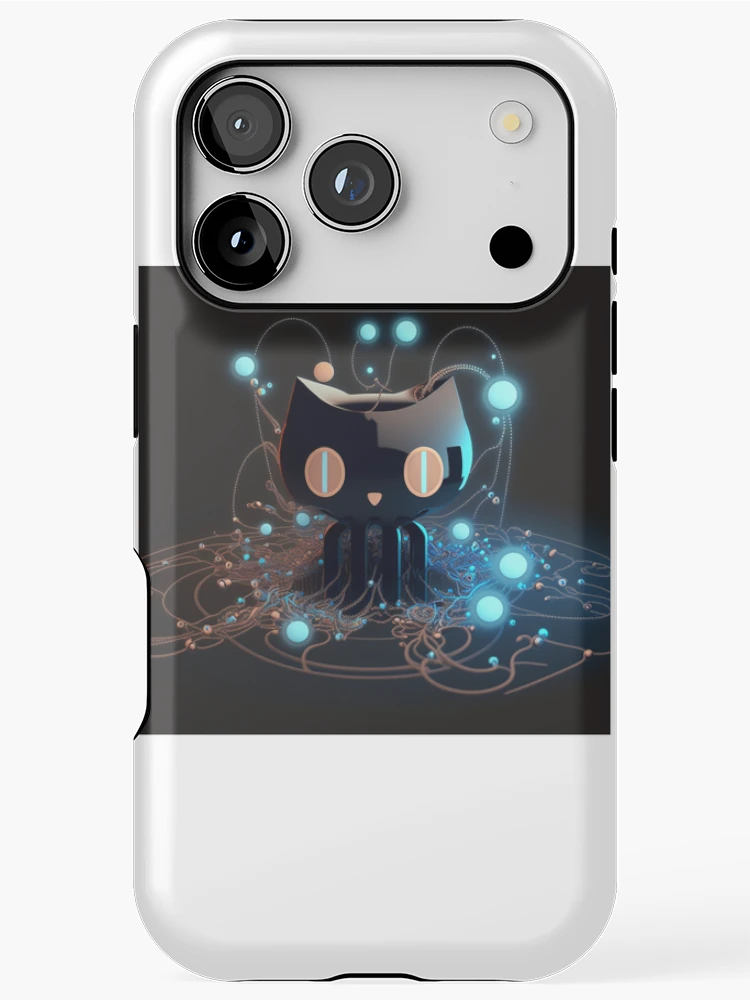 Thumbnail 1 of 4, iPhone Case, github git AI art work designed and sold by developerfriday.