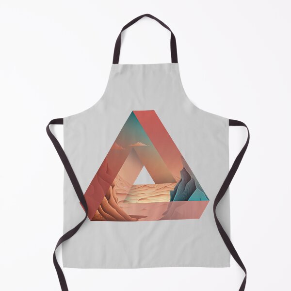 Item preview, Penrose Triangle | Impossible Geometric Shape | Surreal | Salvador Dali | Red designed and sold by Atlantee.