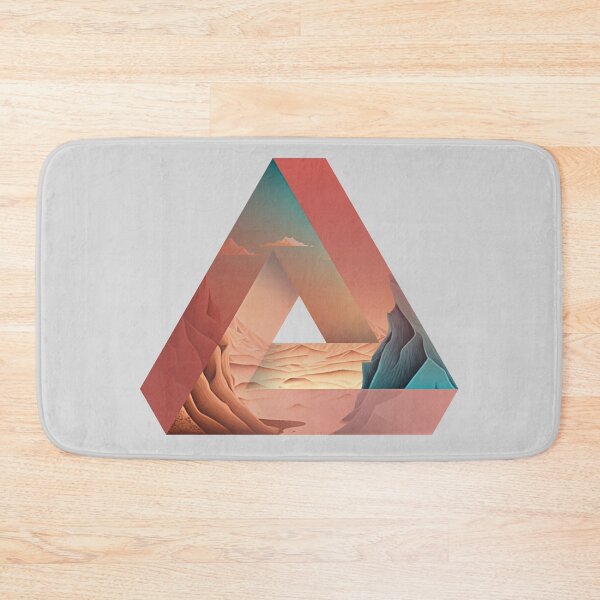 Item preview, Penrose Triangle | Impossible Geometric Shape | Surreal | Salvador Dali | Red designed and sold by Atlantee.