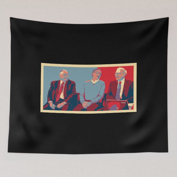 Item preview, Warren Buffett Charlie Munger Bill Gates designed and sold by Investor-Store.