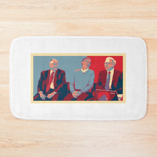 Item preview, Warren Buffett Charlie Munger Bill Gates designed and sold by Investor-Store.