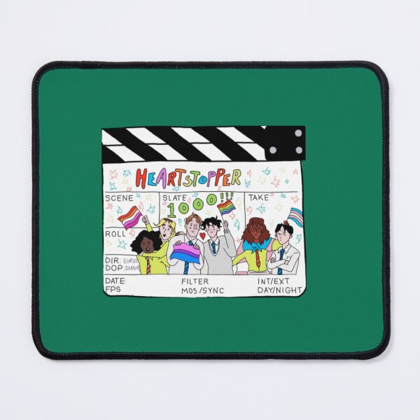 Item preview, heartstopper cast characters slate drawing   designed and sold by Kindfindparel.