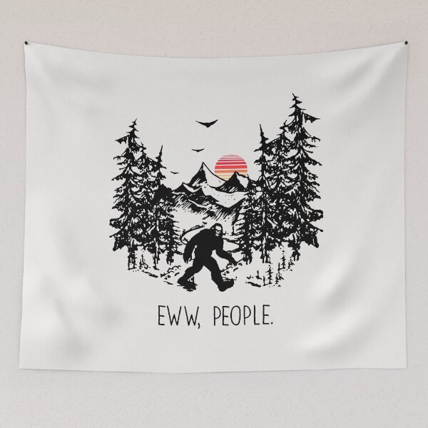 Item preview, Ew People Bigfoot Hiking Shirt designed and sold by Francois-Lemann.