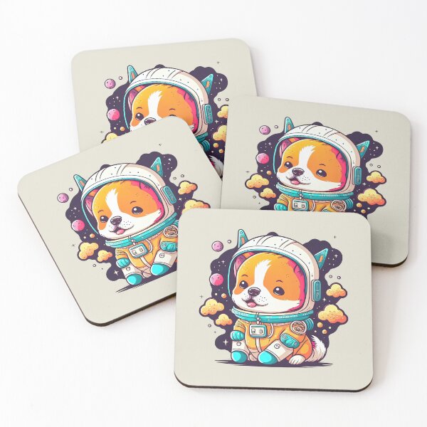 Item preview, Cute Space Pup Astro Dog Cute Pet In Space Suit Explore Galaxy Of The Cosmos designed and sold by ultra-cute.