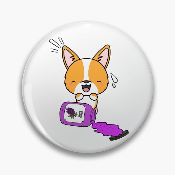 Item preview, Cute Corgi Spilled Grape Jam designed and sold by Pet Station.