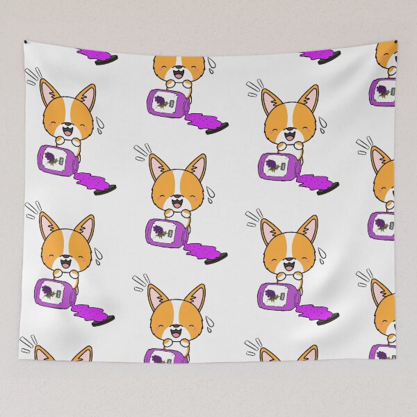 Item preview, Cute Corgi Spilled Grape Jam designed and sold by Pet Station.